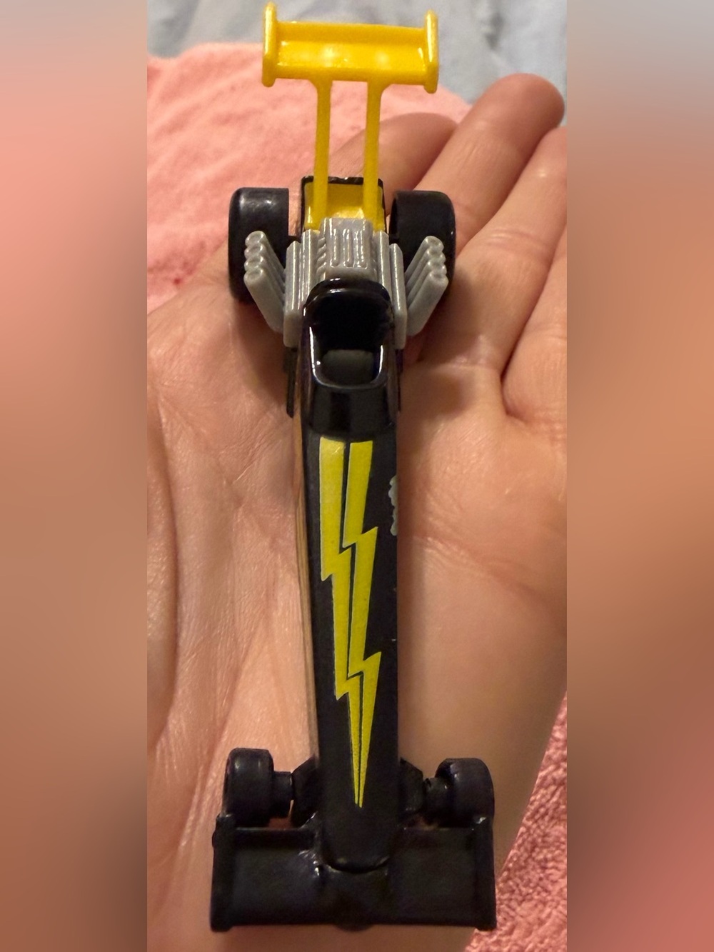 Vintage 1993 Hot Wheels Lightning Dragster Drag Racer Car